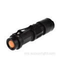 Amazon Hot Sale Murah SK68 Zoom Laras Focus 3 Mod Terbaik Hadiah Promosi Mini Portable Flashlight Kecil dengan Klip Pen